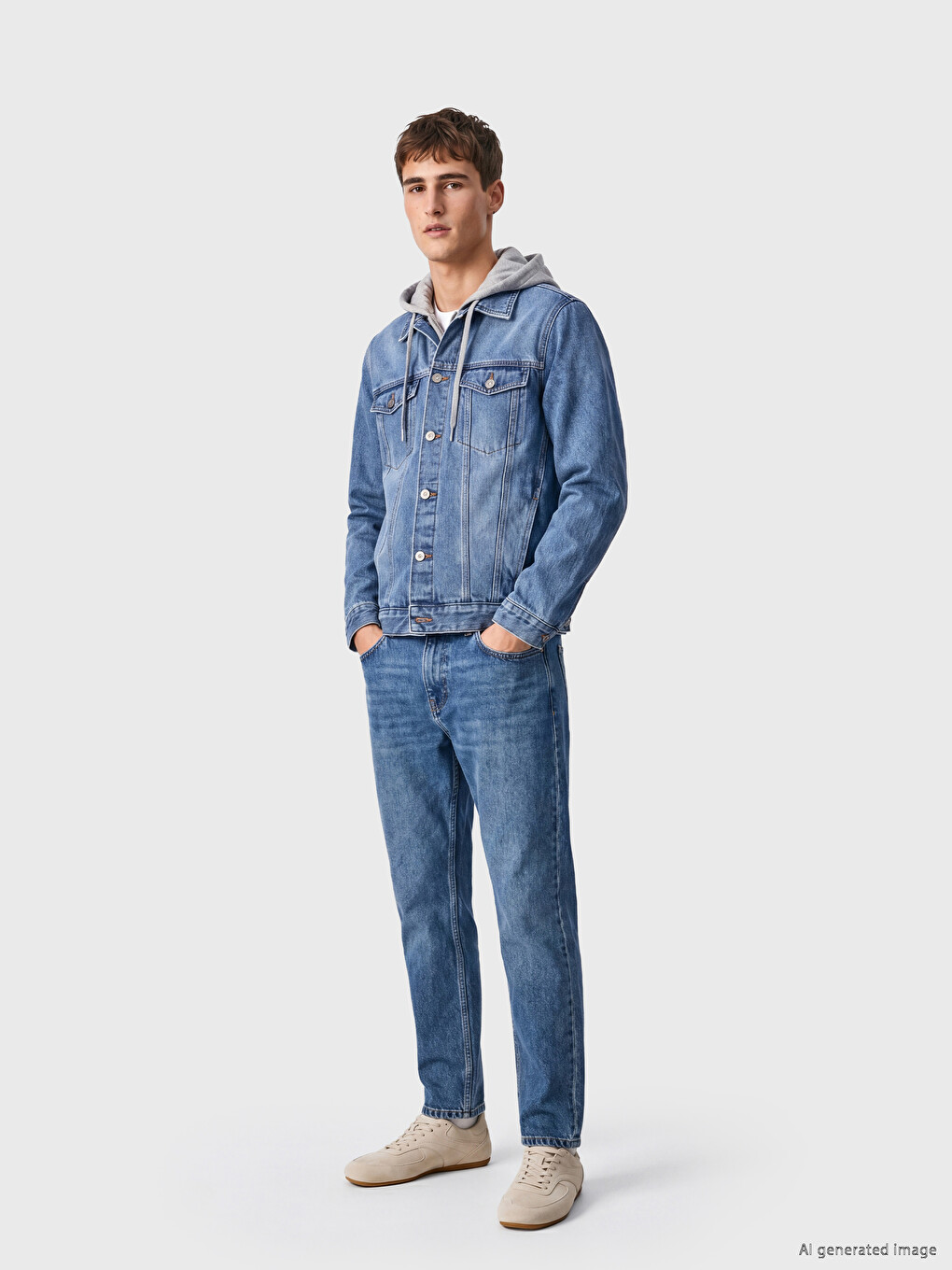 Man Indigo Denim Jacket-1
