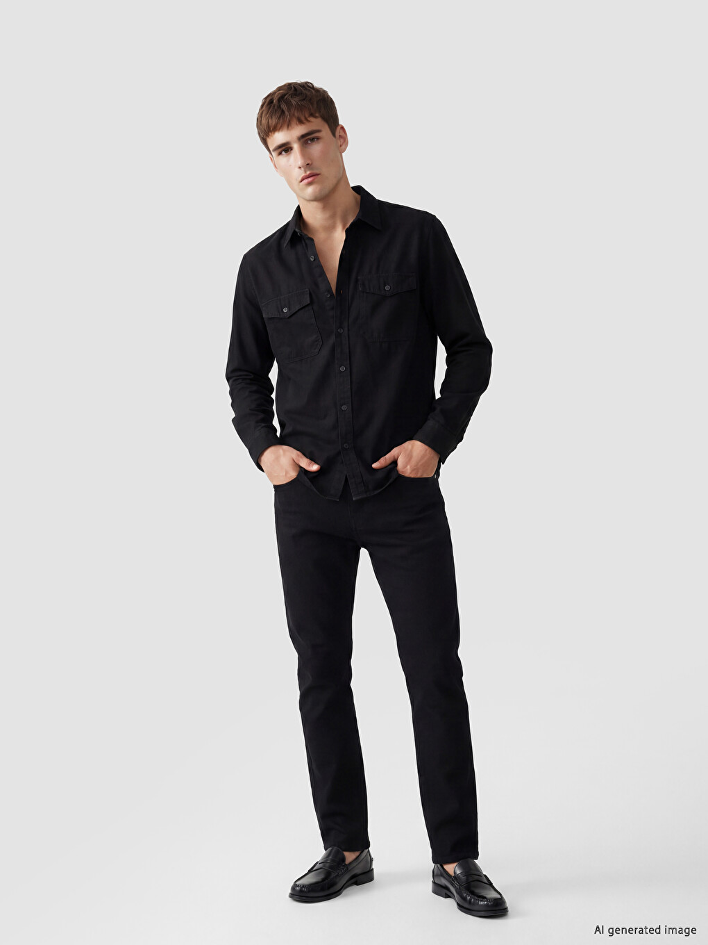 Джинсовая Рубашка Regular Fit Для Мужчин