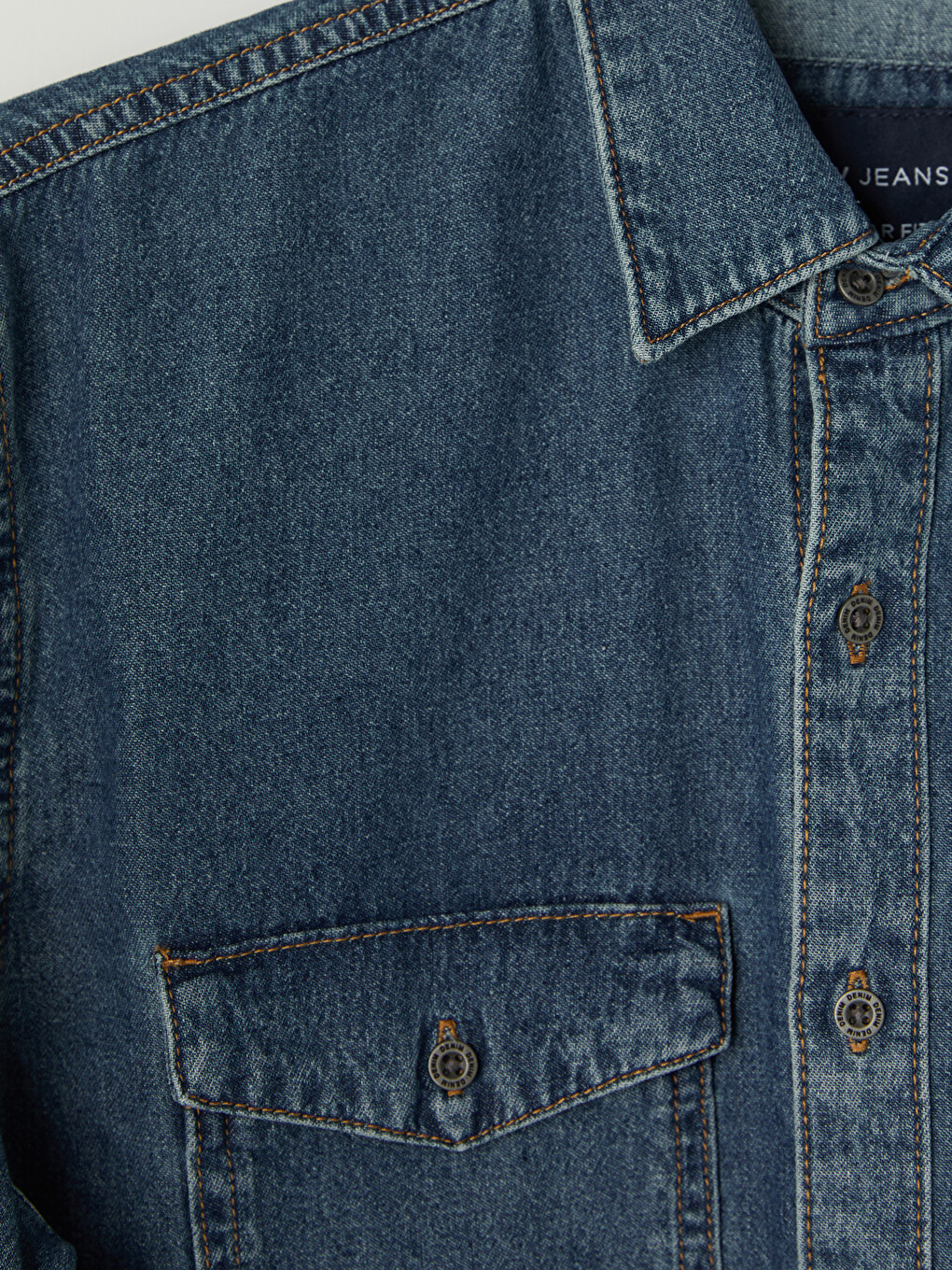 Man Indigo Denim Shirt-6