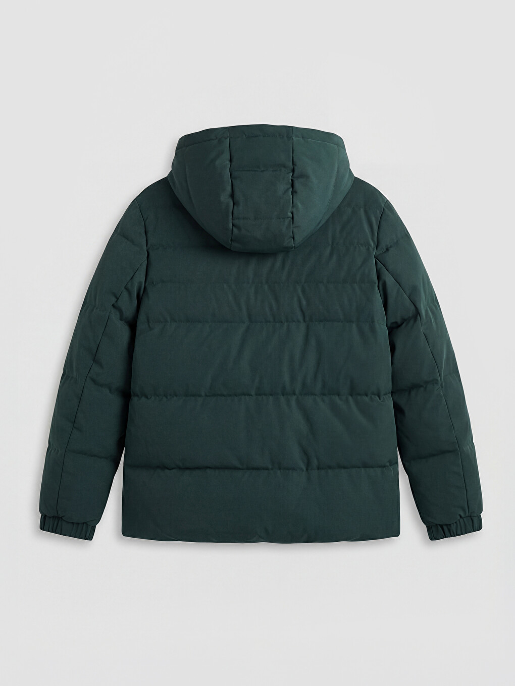 Yeşil Regular Fit Kapüşonlu Erkek Şişme Mont-6