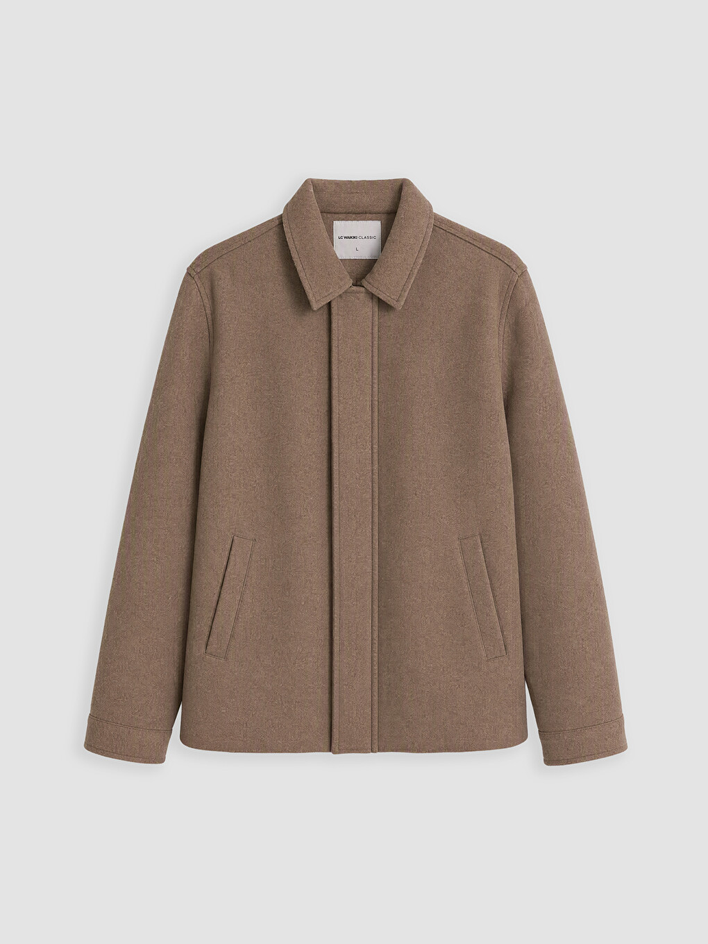 Bej Regular Fit Erkek Mont-4
