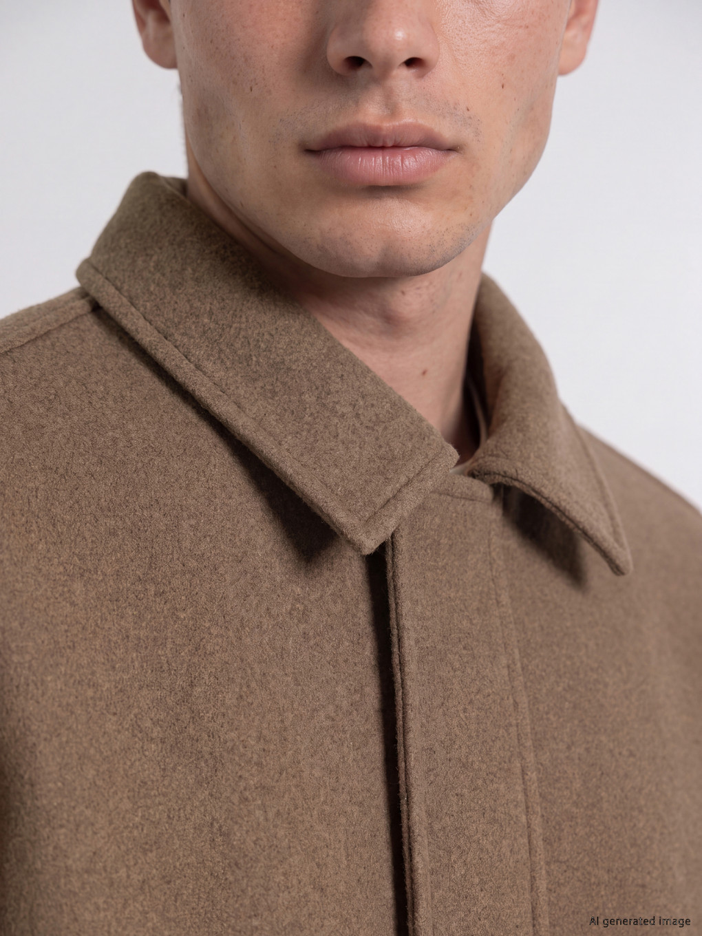 Bej Regular Fit Erkek Mont-2