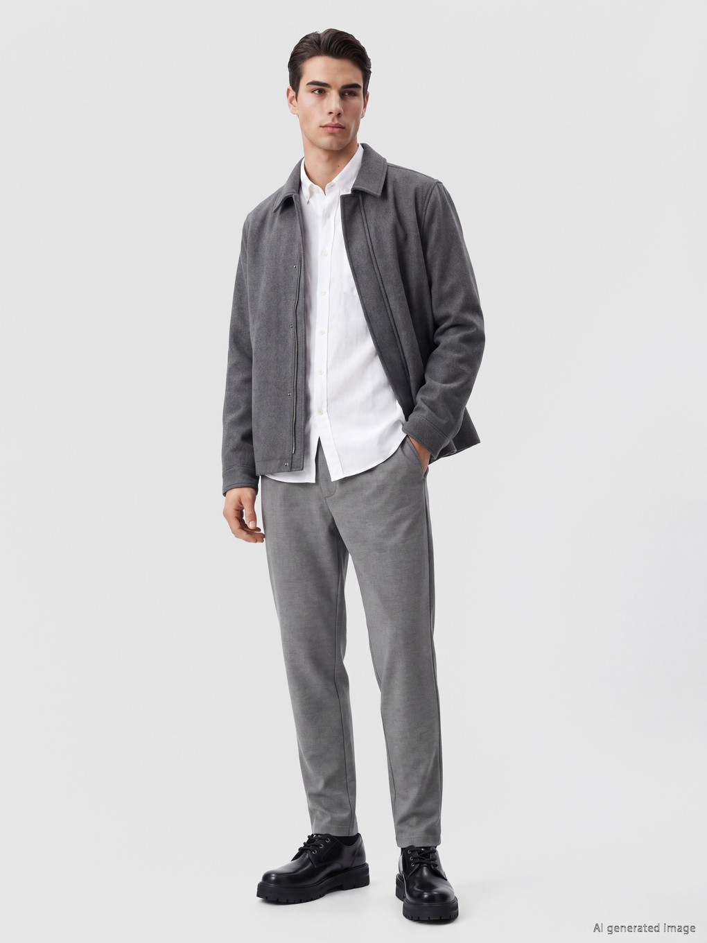 Man Anthracite Puffer Coat-1