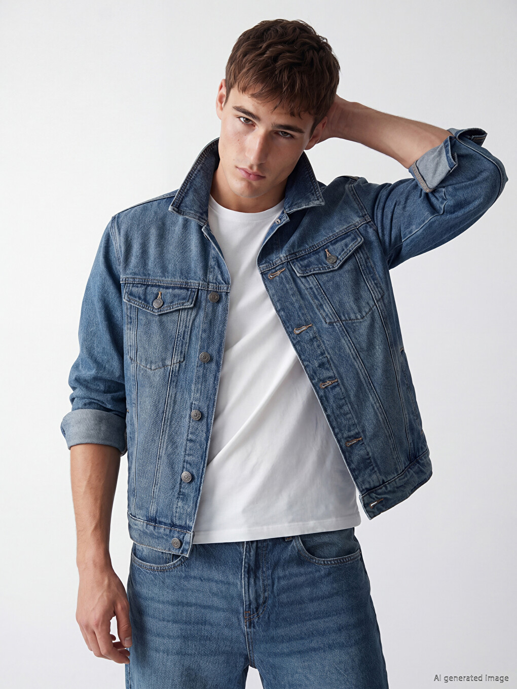 Man Indigo Denim Jacket