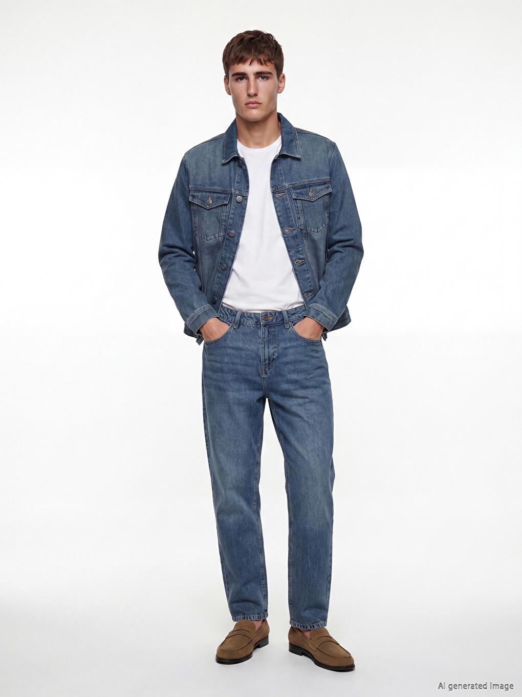 Man Indigo Denim Jacket-1