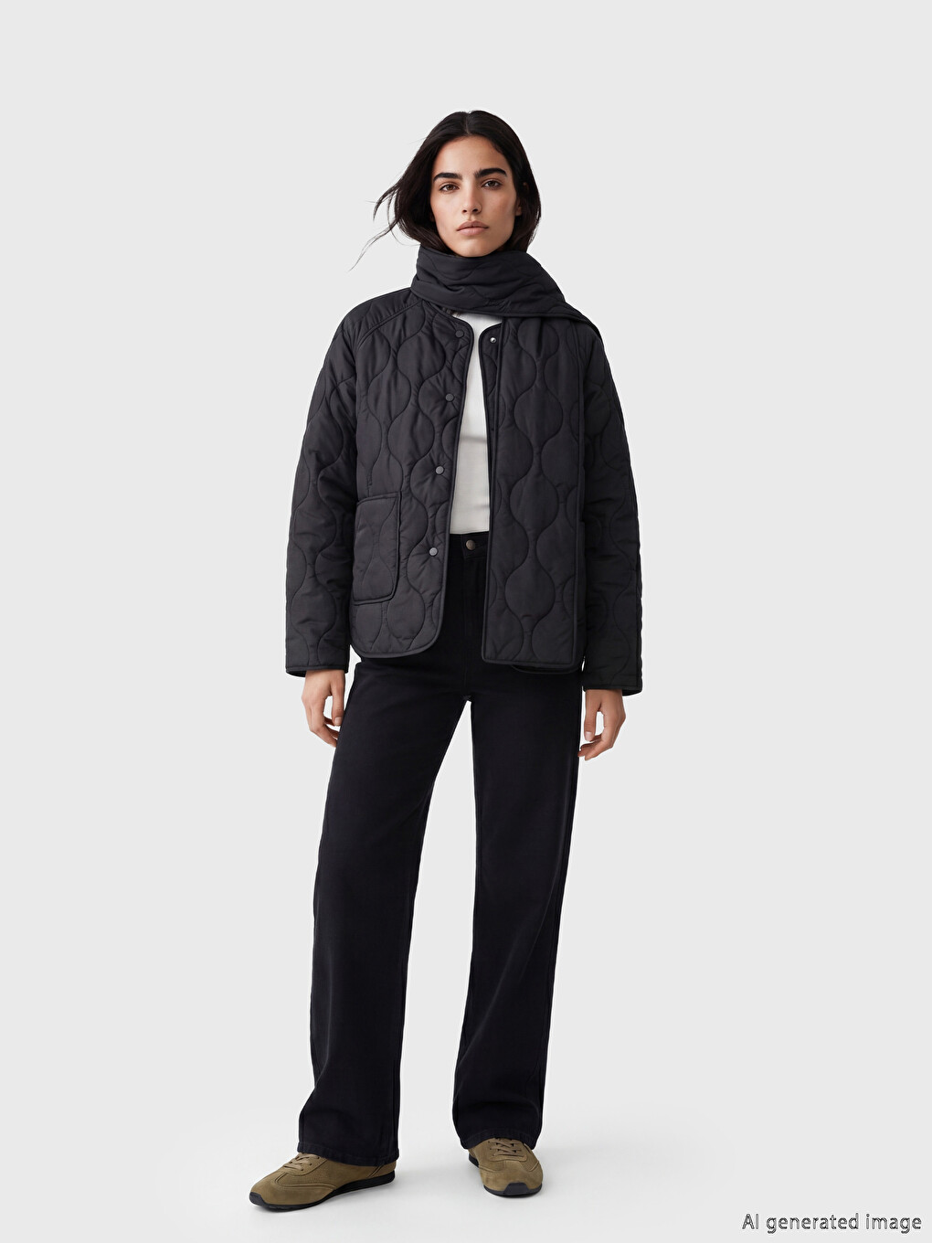 Femër E Zeze Pallto Puffer-1