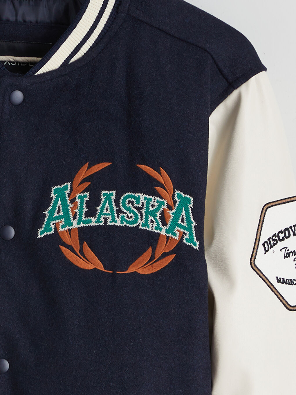 Lacivert Standart Kalıp Erkek Kaşe Kolej Ceket-7