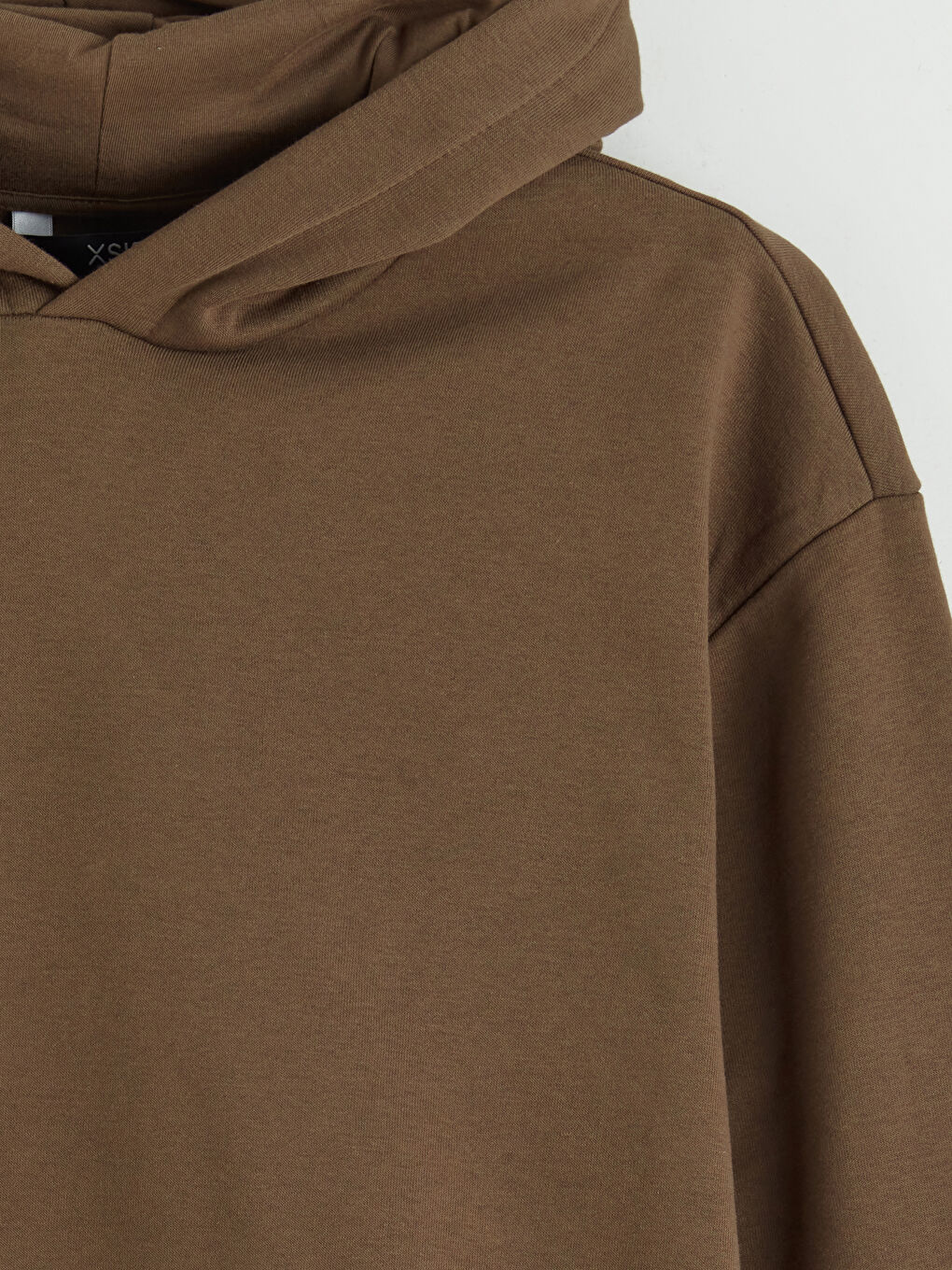 Kahverengi Kanguru Cepli Erkek Kalın Hoodie-6