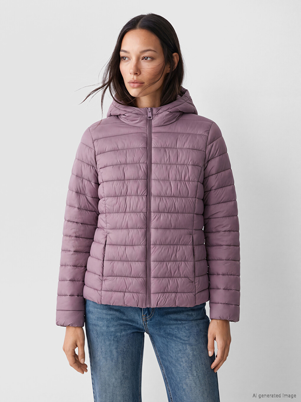Hooded Women's Puffer Coat