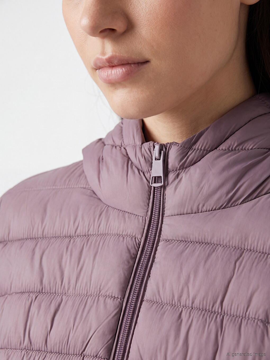 Hooded Women's Puffer Coat-2