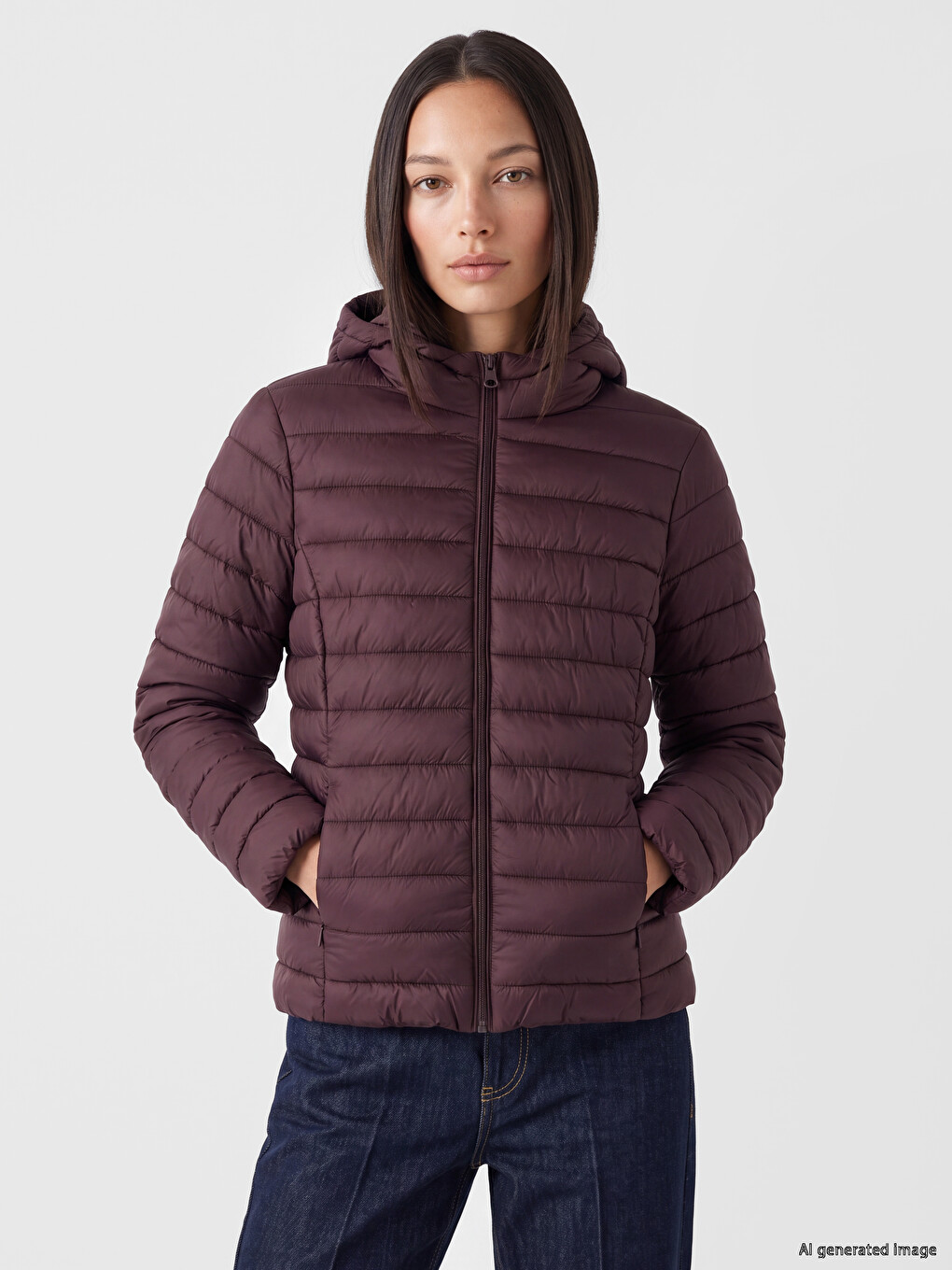 Hooded Women's Puffer Coat