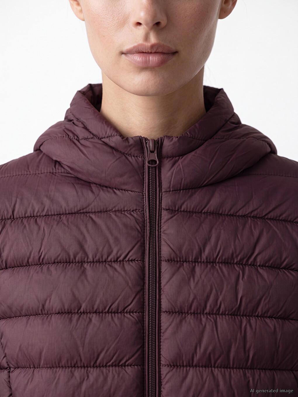 Hooded Women's Puffer Coat-2