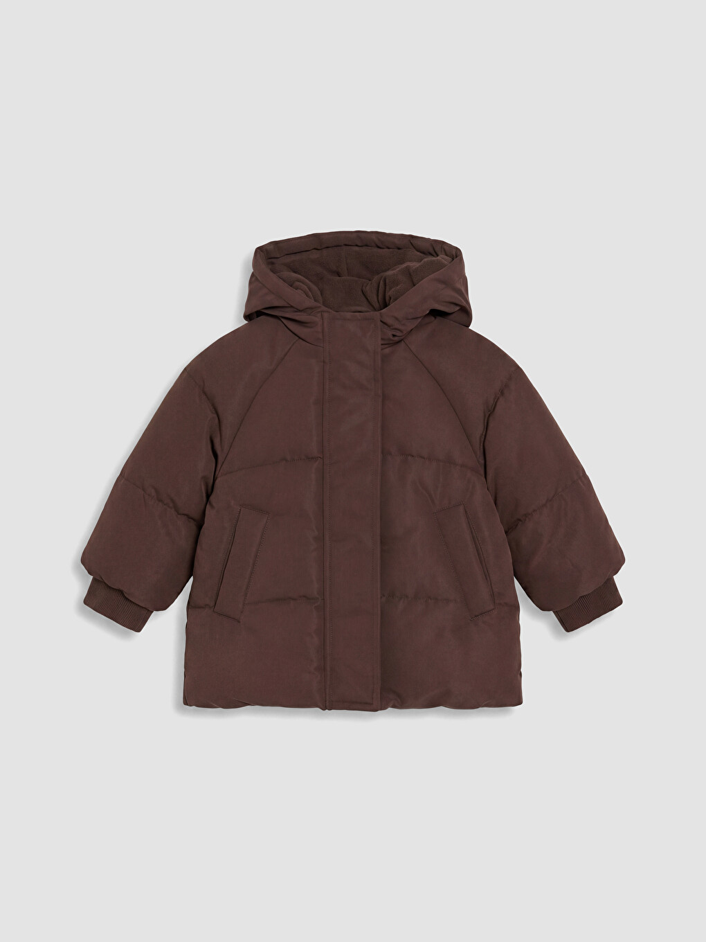 Hooded Baby Girls' Puffer Coat
