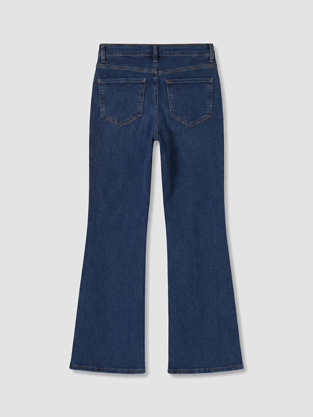 İndigo Flare Kadın Jean Pantolon-6