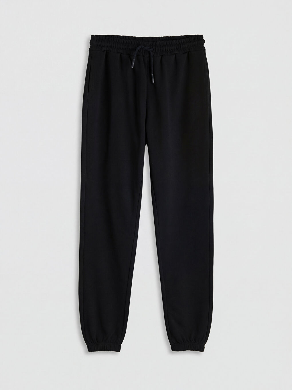 Siyah Regular Fit Kız Çocuk Jogger Eşofman Altı
