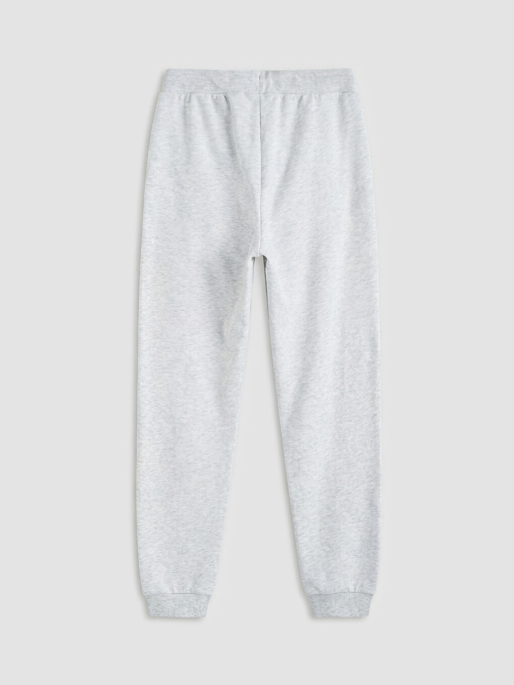 Gri Kız Çocuk Beli Lastikli Jogger Eşofman Altı-1