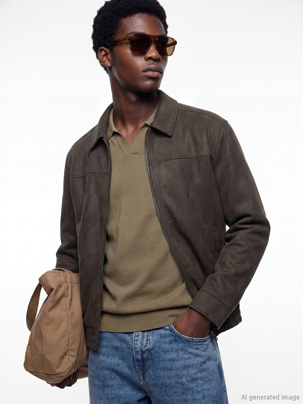 Man Brown Coat