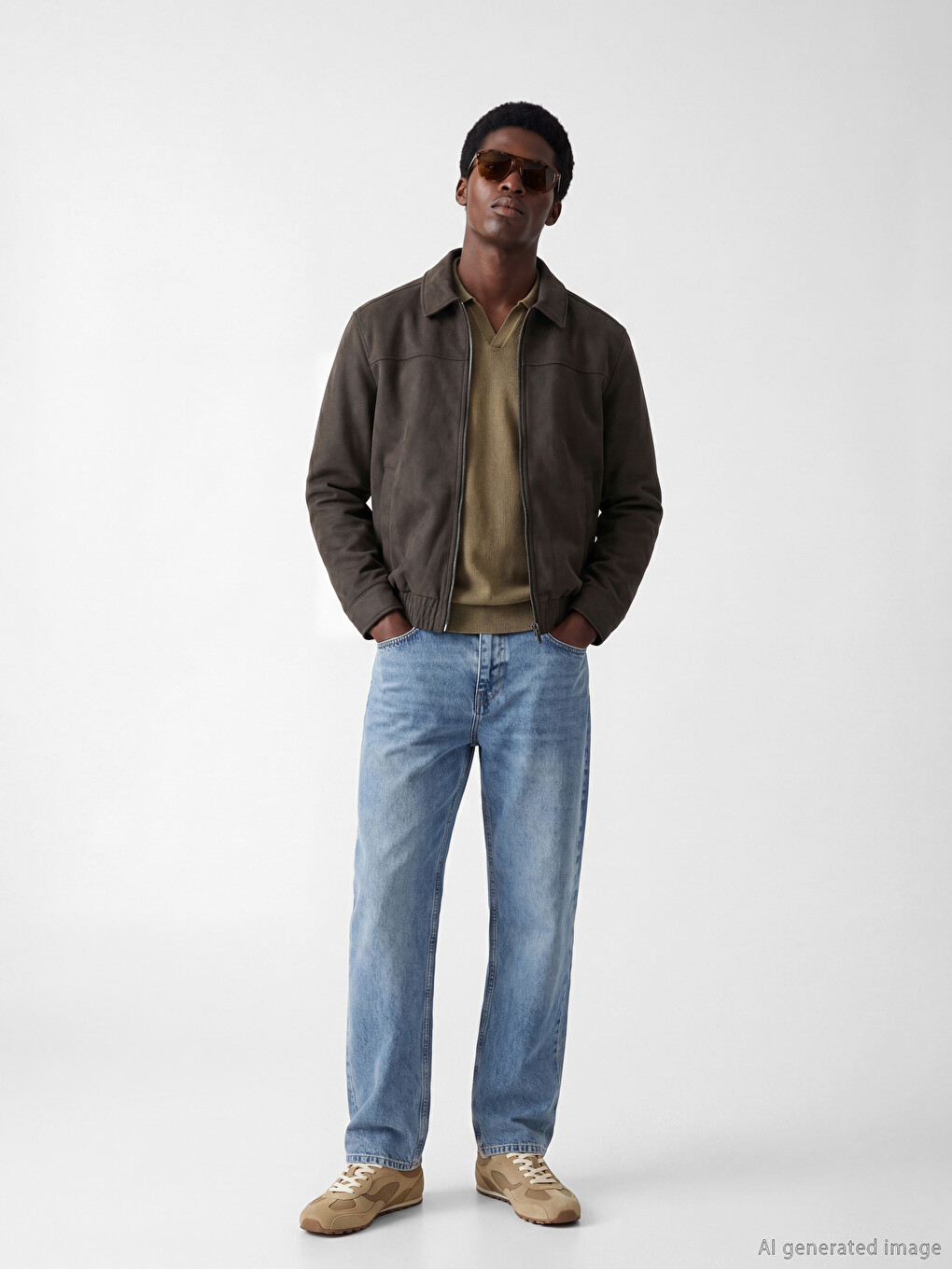 Man Brown Coat-1