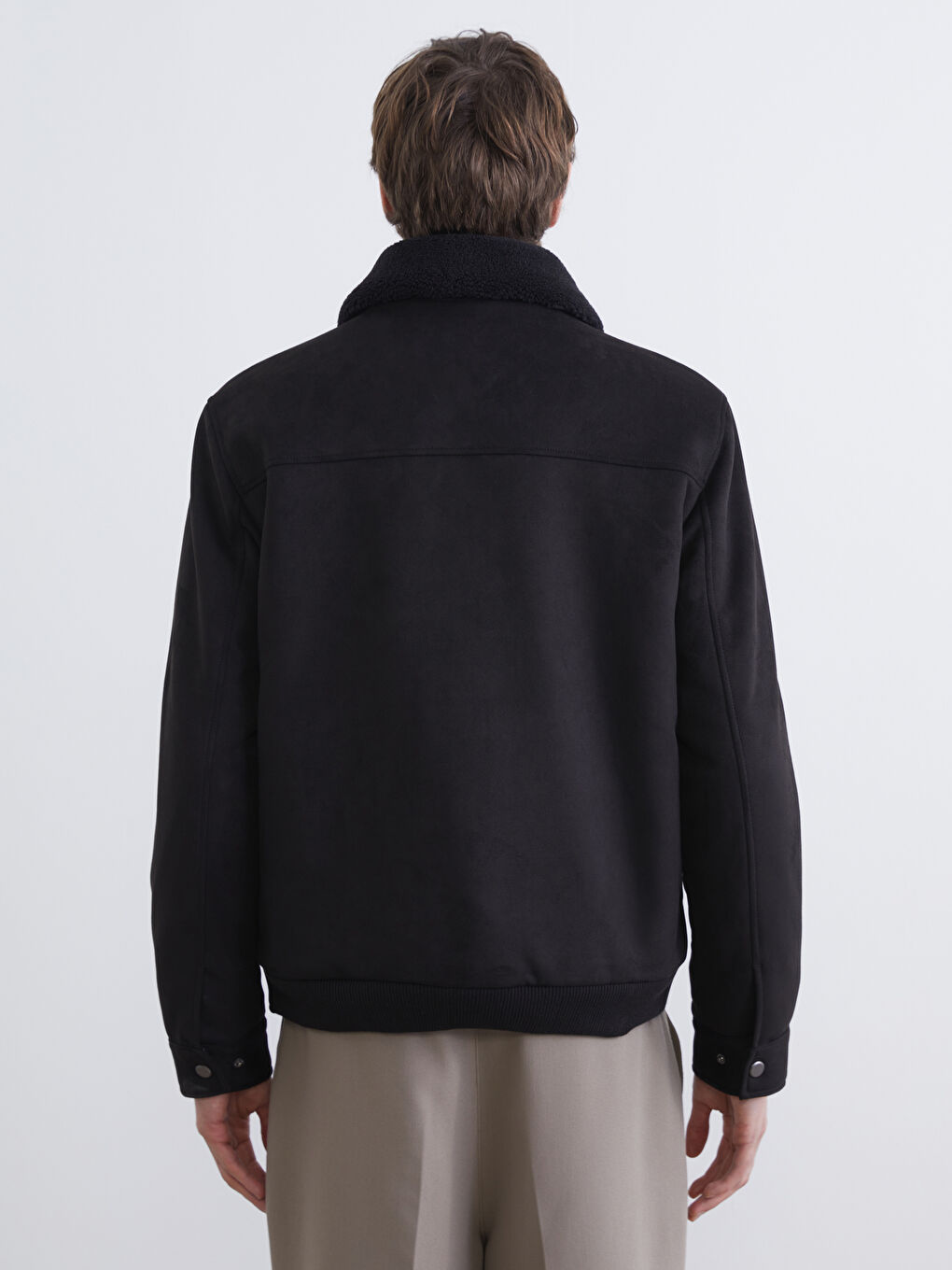 معطف أسود رجل-4