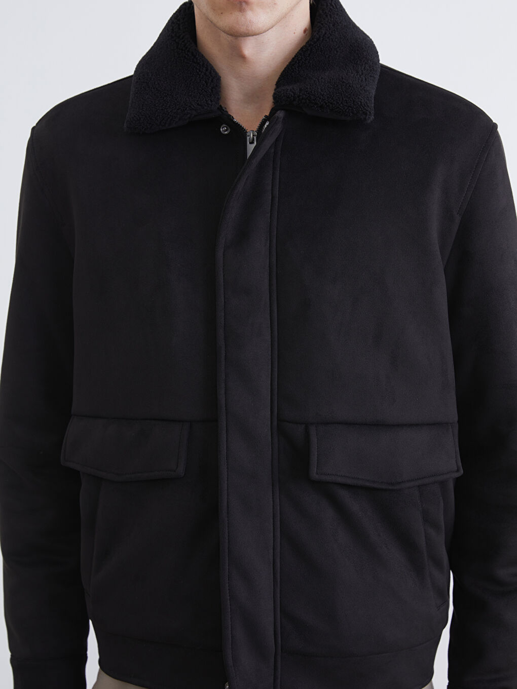 معطف أسود رجل-2