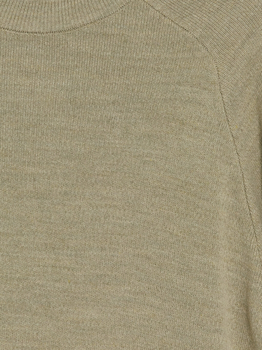 Yeşil Reglan Kol Bisiklet Yaka Erkek Triko Kazak-1
