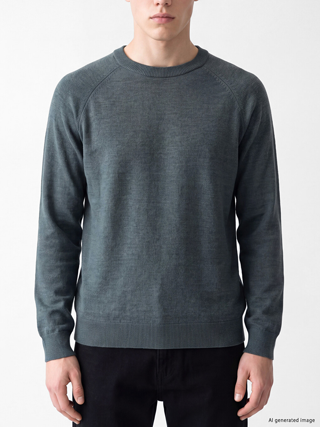 Crew Neck Men's Knitwear Sweater-2