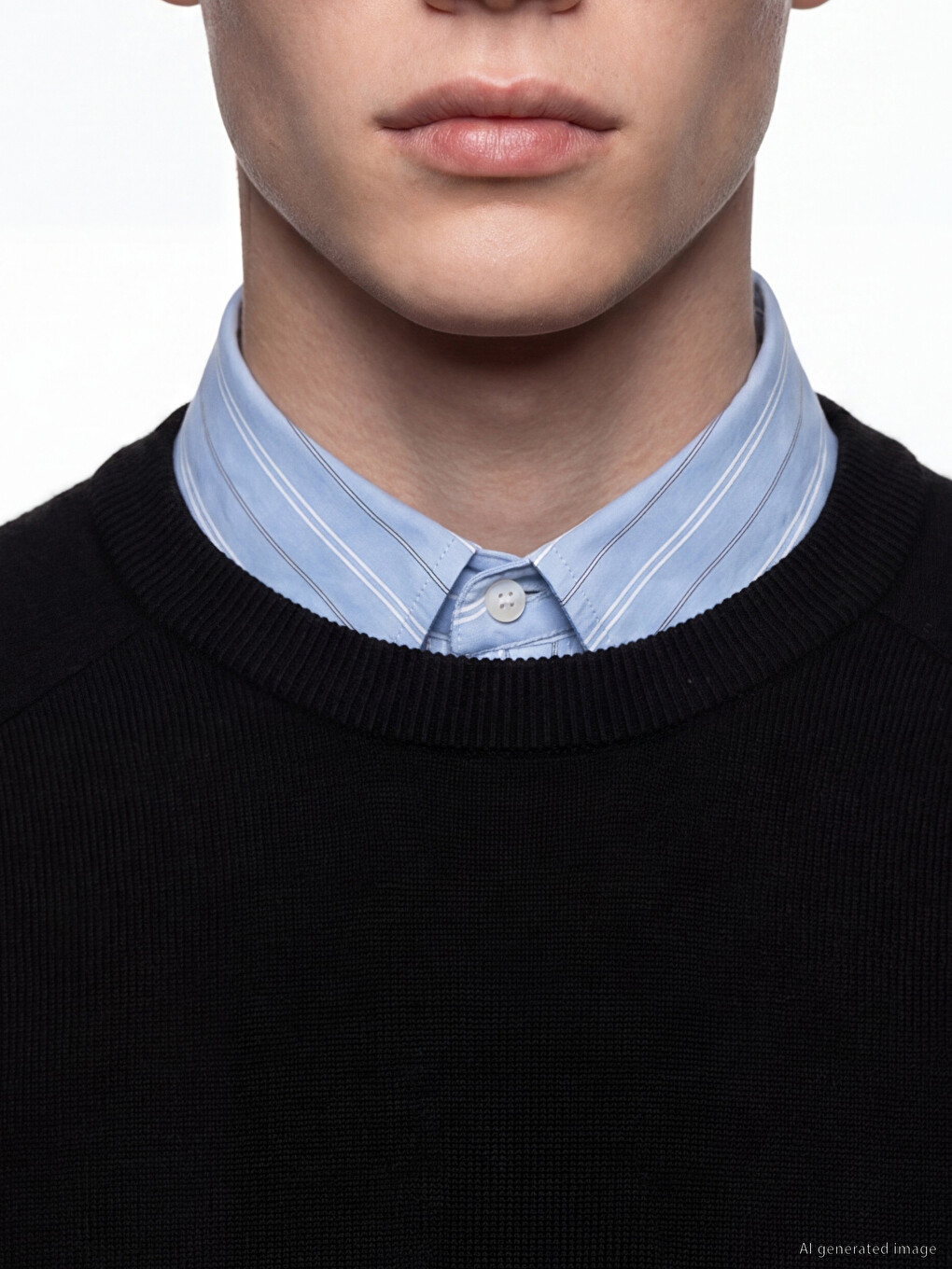 Pull-over En Maille À Col Rond Pour Homme-2
