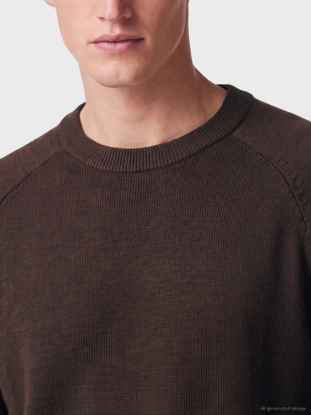 Crew Neck Men's Knitwear Sweater-3