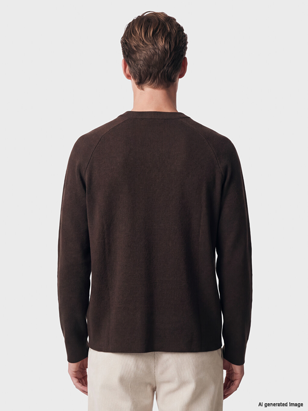 Crew Neck Men's Knitwear Sweater-4