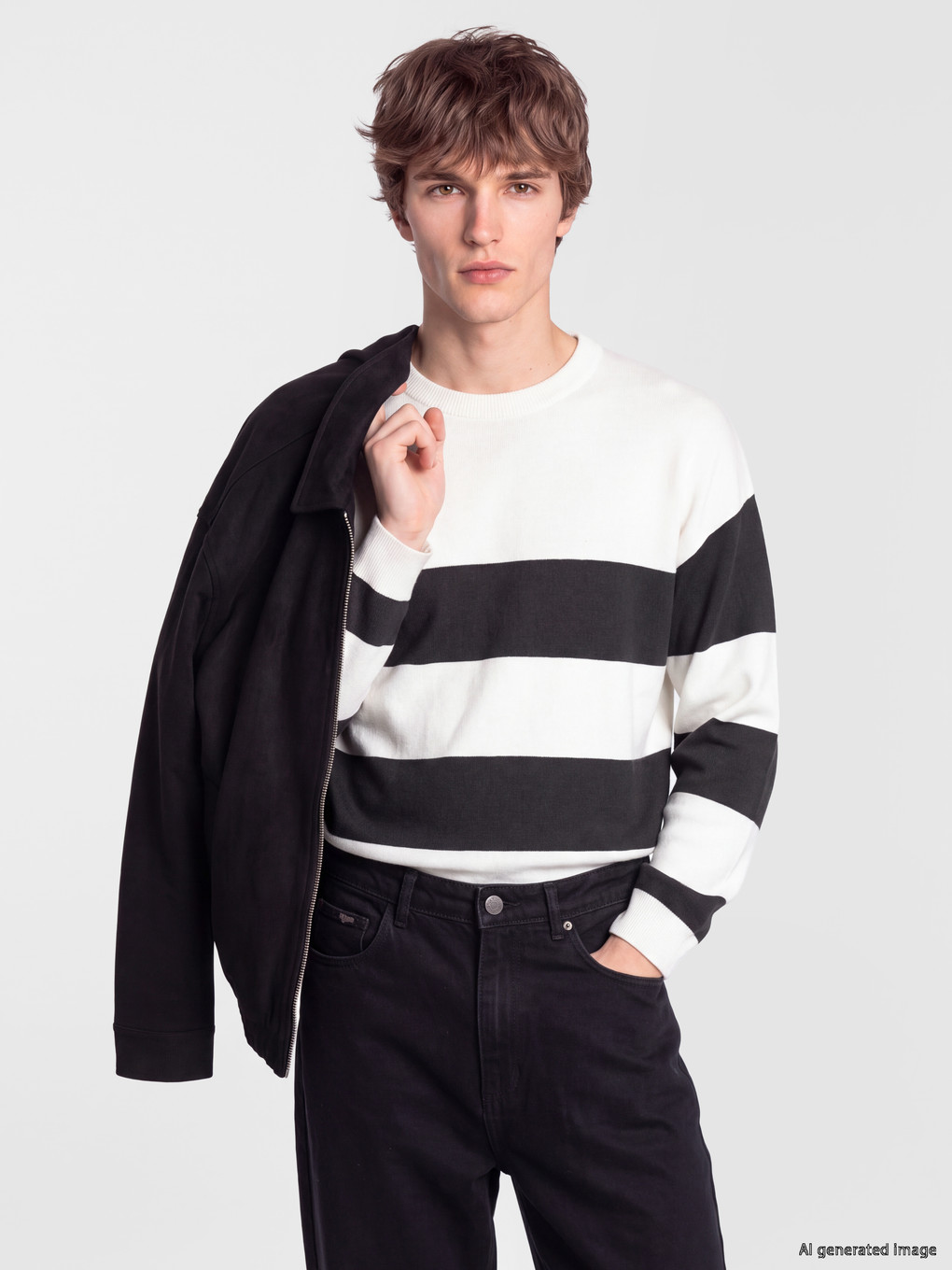 Man Anthracite Sweater
