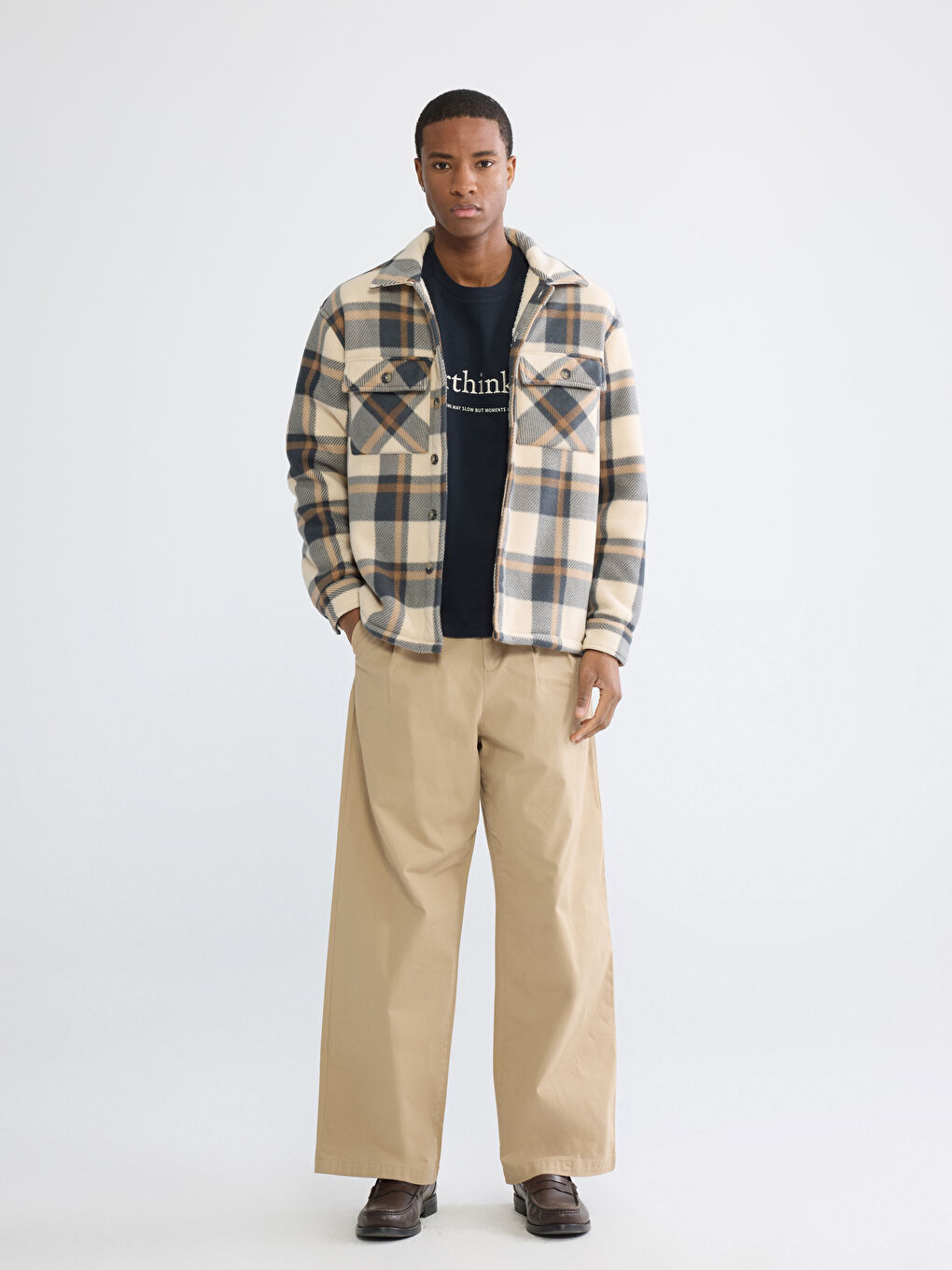 Man BEIGE Overshirt-1