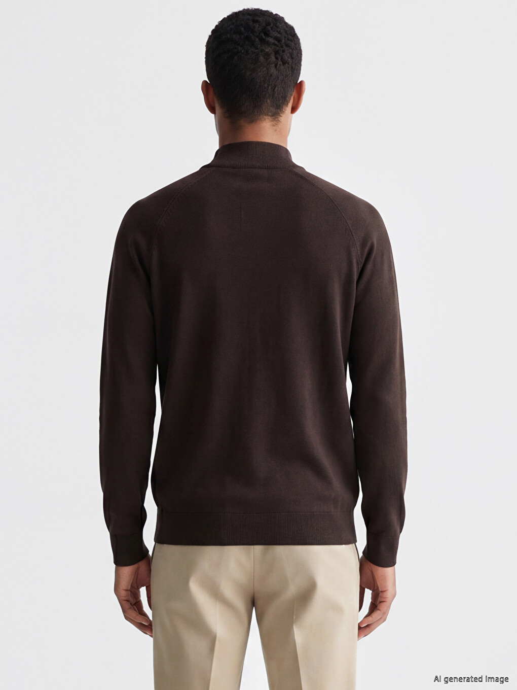 Man Brown Sweater-2