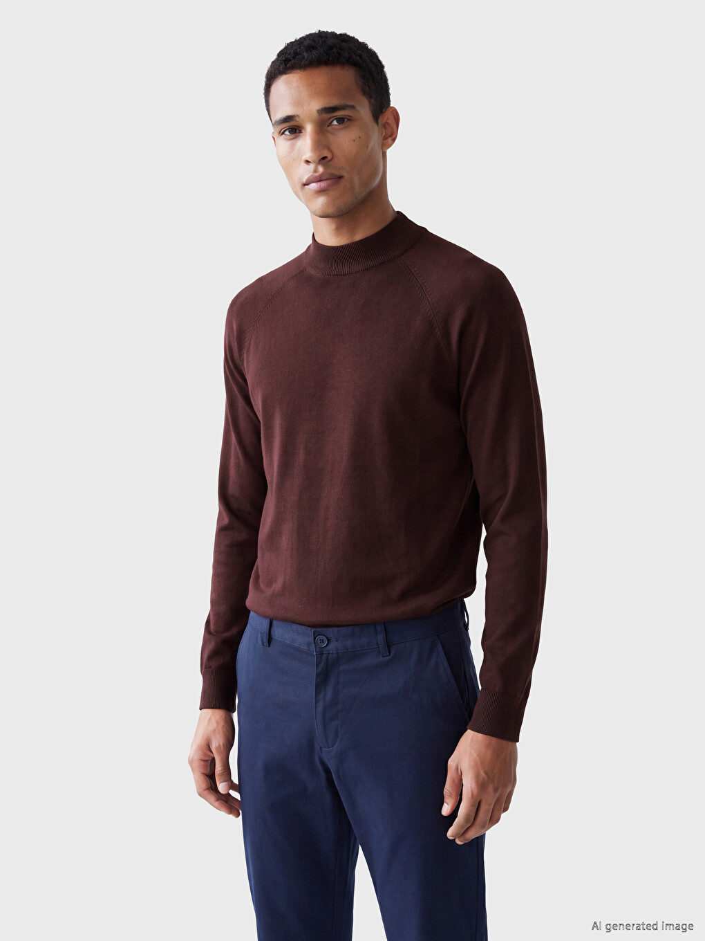 Man Bordeaux Sweater