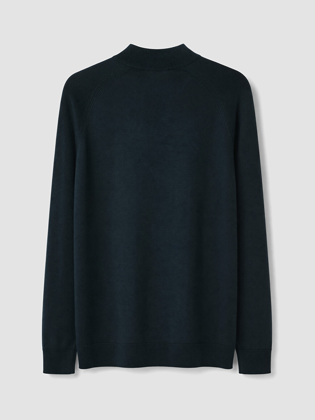 Pulover Tricotat Mock Neck Bărbați-5