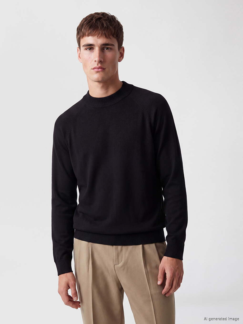 Man Black Sweater
