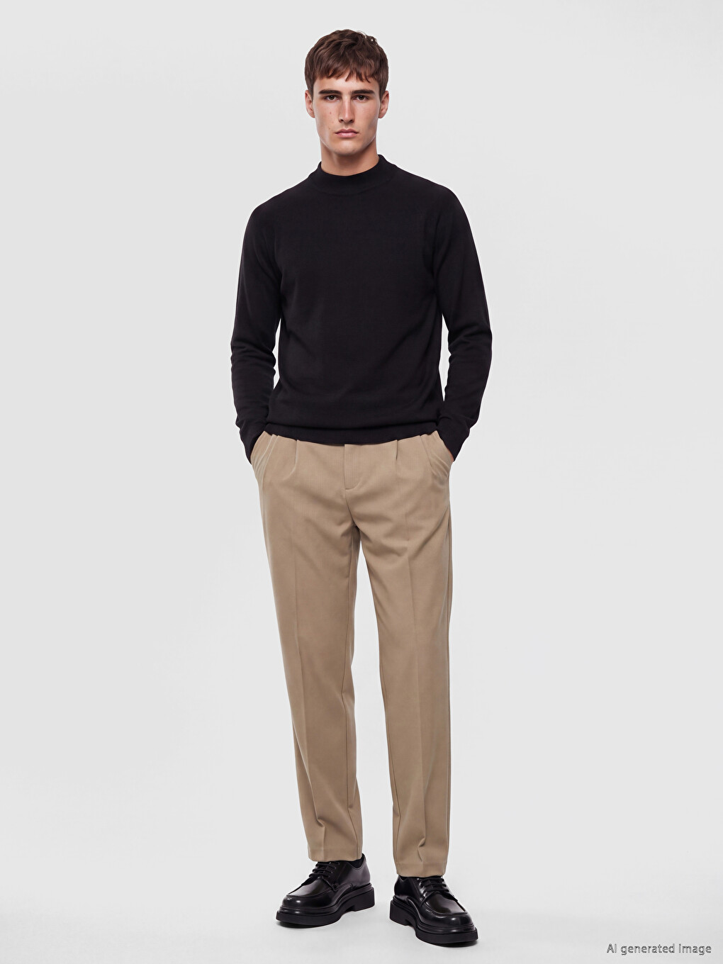 Man Black Sweater-1