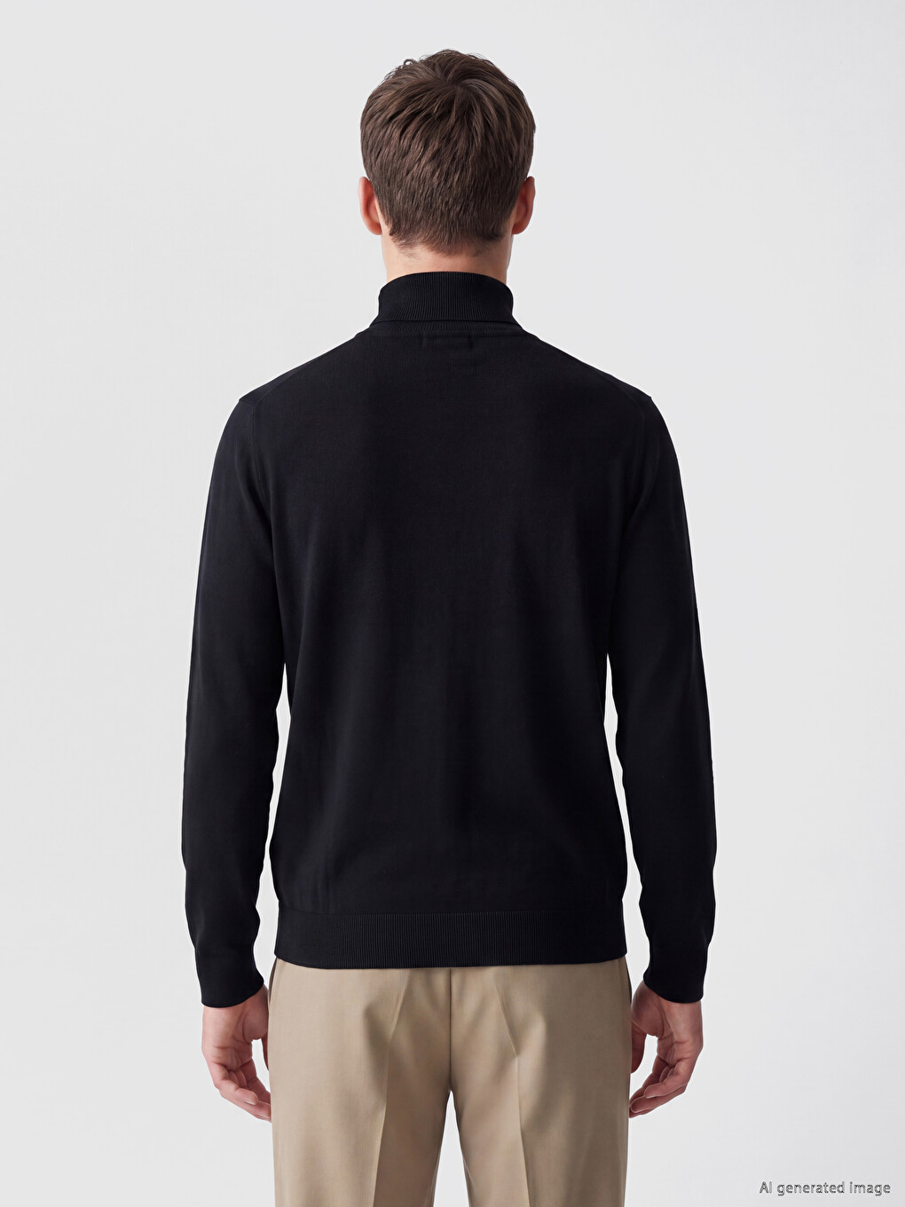 Man Black Sweater-3