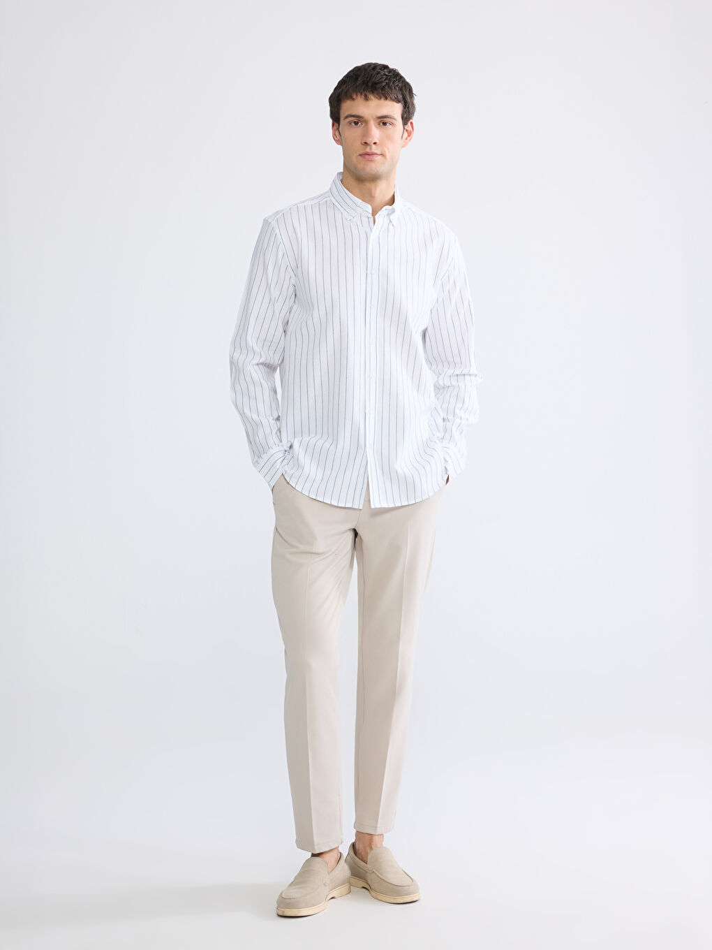 Striped Regular Fit Shirt-1