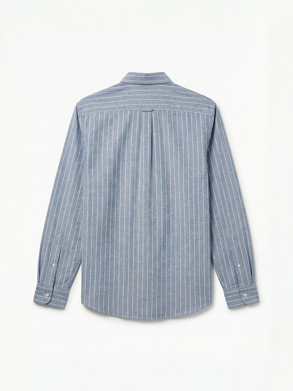 Раираната риза с обикновена кройка-4