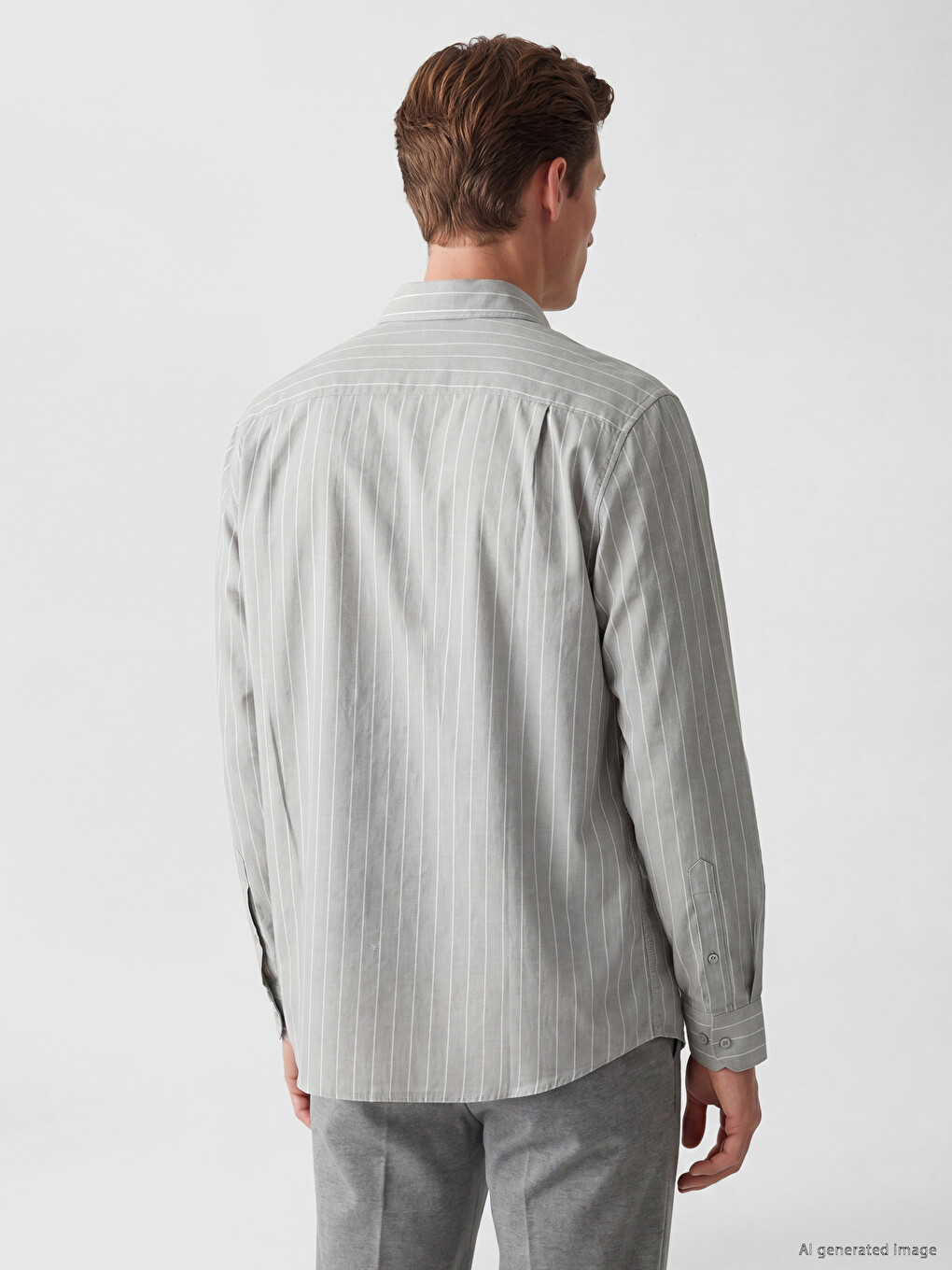 Man Grey Shirt-2