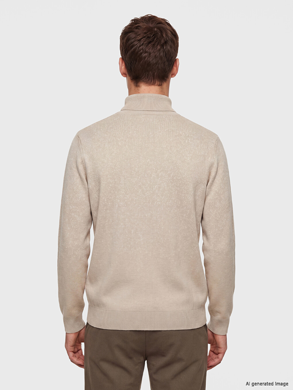 Man Beige Sweater-3