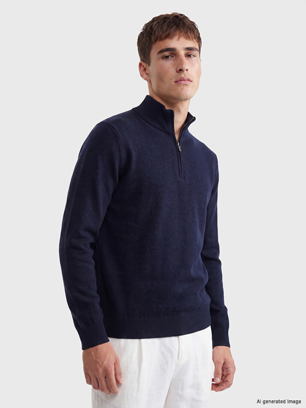 Man Navy Sweater