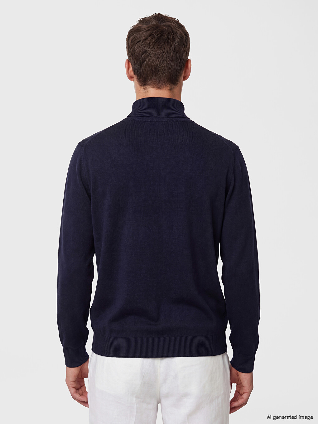 Man Navy Sweater-3