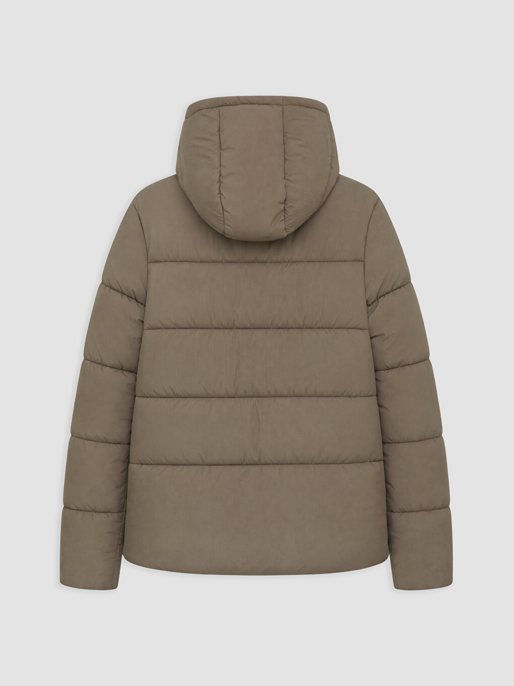 Woman Brown Puffer Coat-6