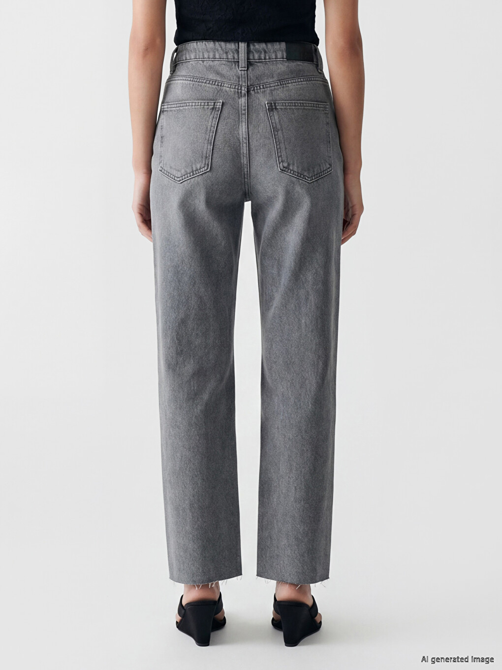 Women's Straight Fit Jeans-3