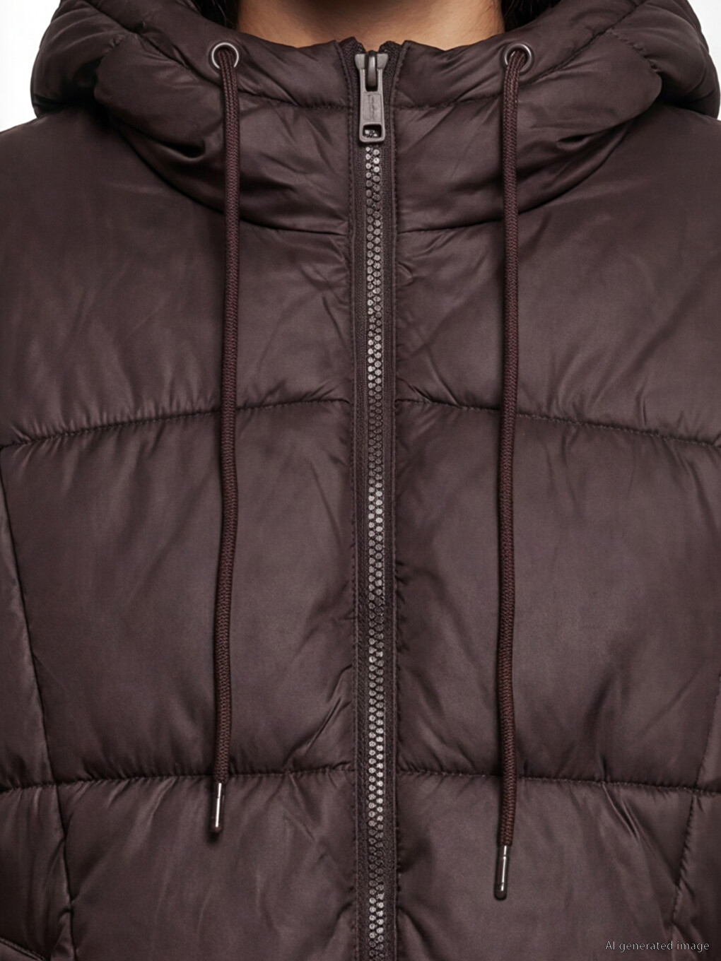 Hooded Women's Puffer Coat-2
