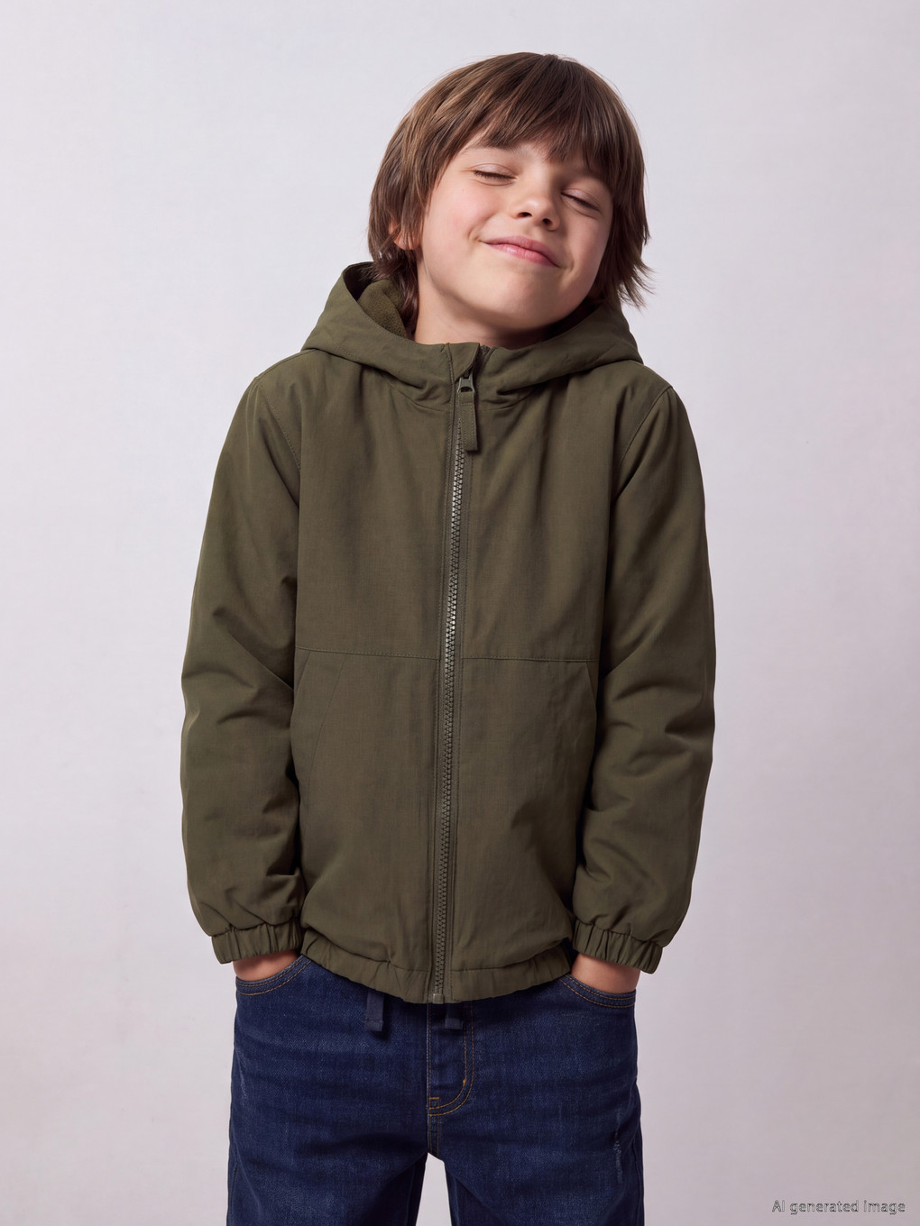  Hooded Boys' Raincoat