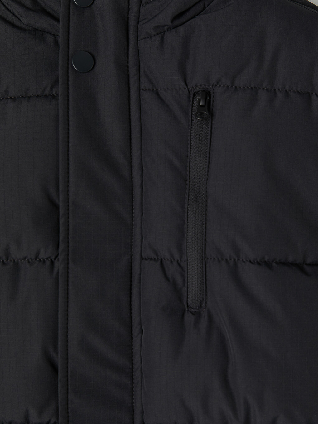 Hooded Boys' Puffer Coat-1