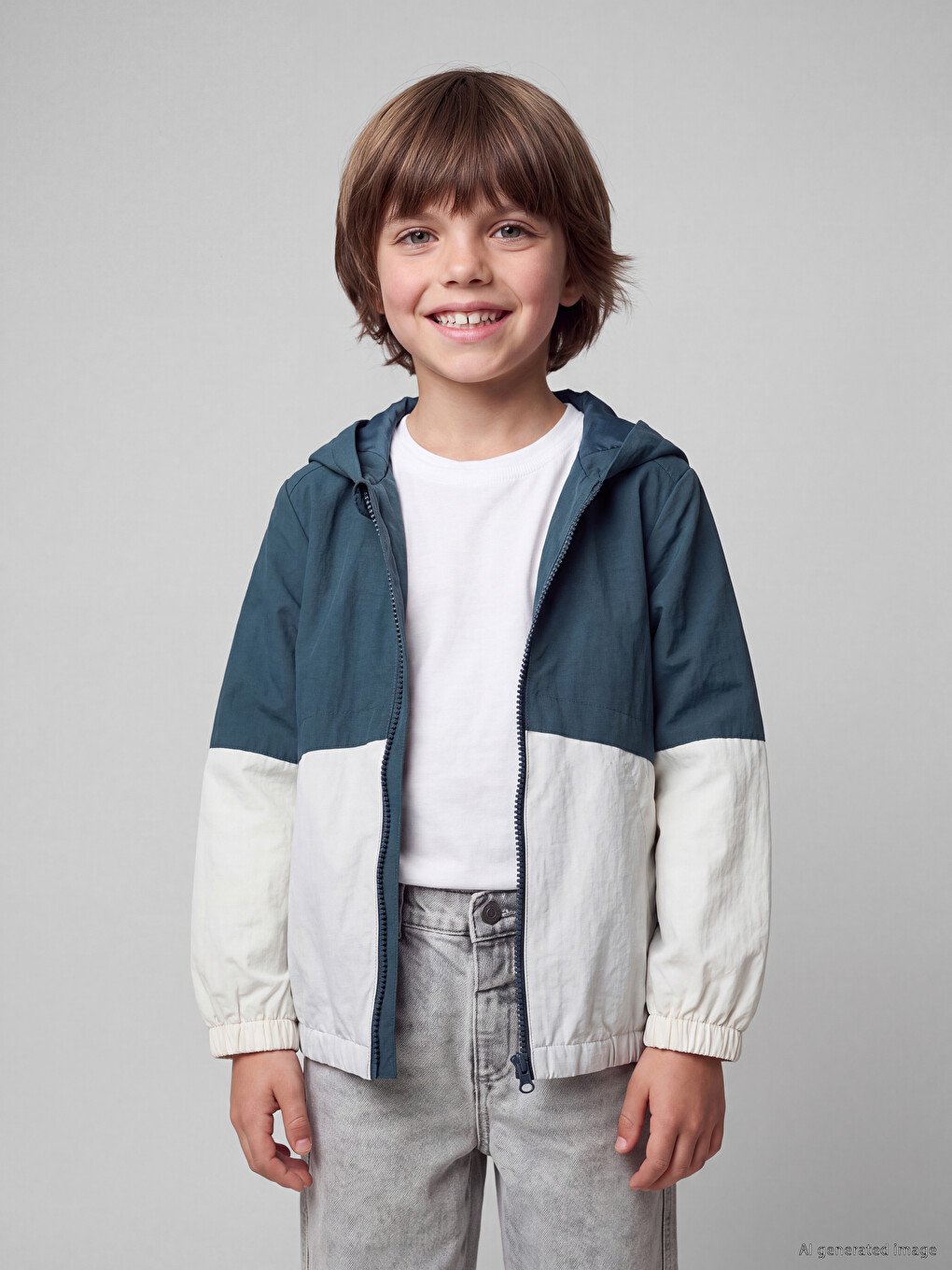 Boy Navy Coat