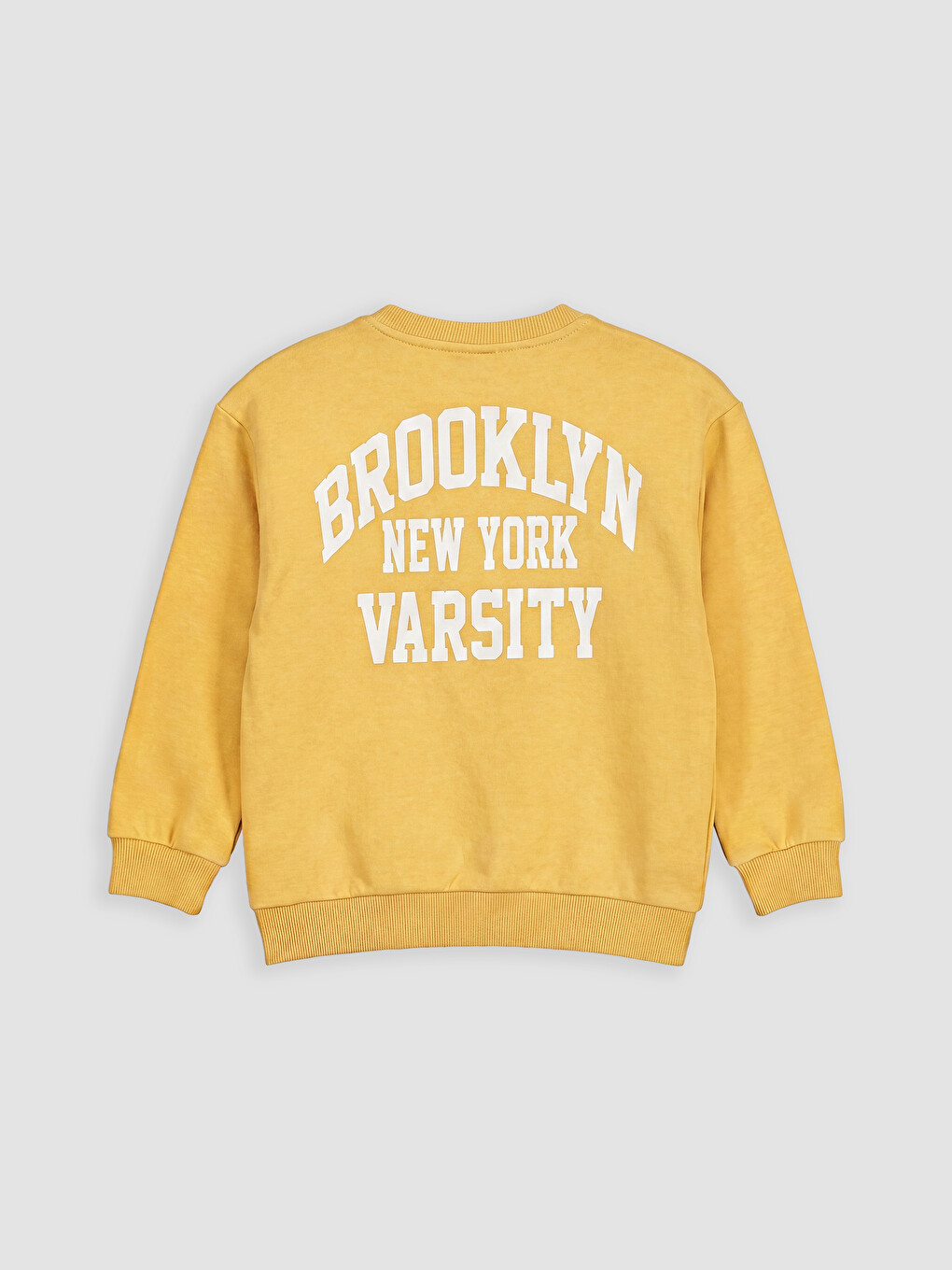 Sarı Baskılı Erkek Çocuk Sweatshirt-2